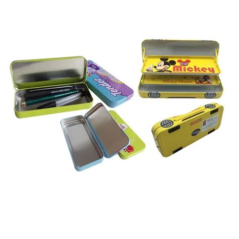 metal pencil boxes wholesale|metal pencil case cost.